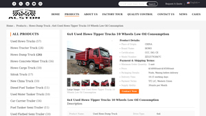 HOWO - Used 6x4 Dump Truck