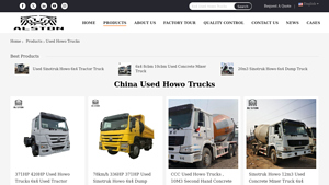 Howo Trucks - Used 6x4 Tractor, Mixer & Dump