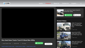 Sino - Used Howo Tractor Truck 420hp