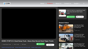 HOWO - 371HP 8X4 Used Dump Truck