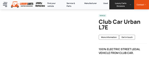Luxury Carts - Club Car Urban L7E