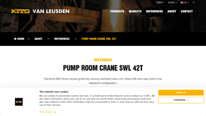 Van Leusden - 42T Electrical Overhead Crane