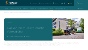 Van Raam - Elektro Rikscha Fahrrad