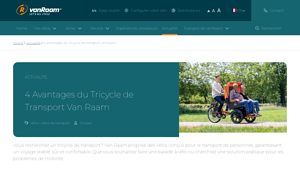 Van Raam - Tricycles for Safe and Comfortable Transport