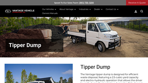 Vantage Vehicle - Low-Speed Tipper Dump Truck