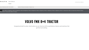 Volvo - FMX 8×4 Tractor