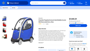 Shoprider - Flagship Enclosed Cabin Mobility Scooter