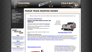 Western Mule - Pickup Truck Cranes