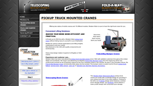 Western Mule - Pickup Truck Cranes