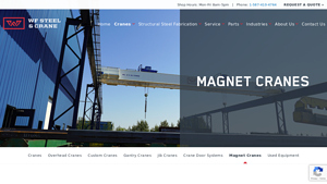 WF Steel & Crane - Magnet Cranes