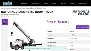 WPP Crane - NBT60 60 US Tons