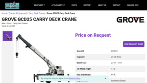GDC25 - 25 US Tons Crane