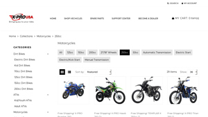 XPR USA - DB-W002 Motorcycle