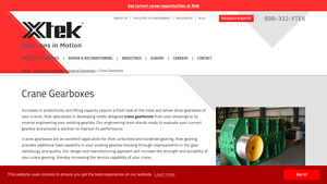 Xtek - Custom Crane Gearboxes