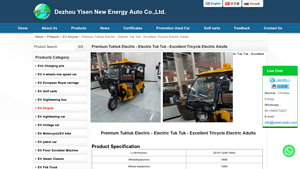 Yisen - Premium Tuktuk Electric