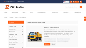 Sinotruk - HOWO TX 30 Ton Dump Truck