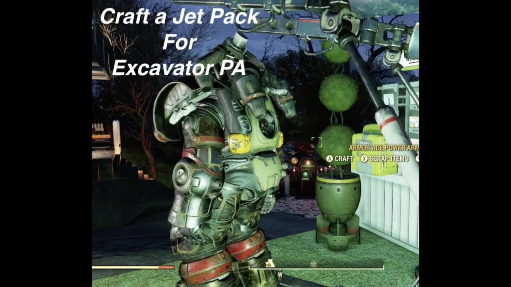 excavator jetpack fallout 76 SEA LION Truck