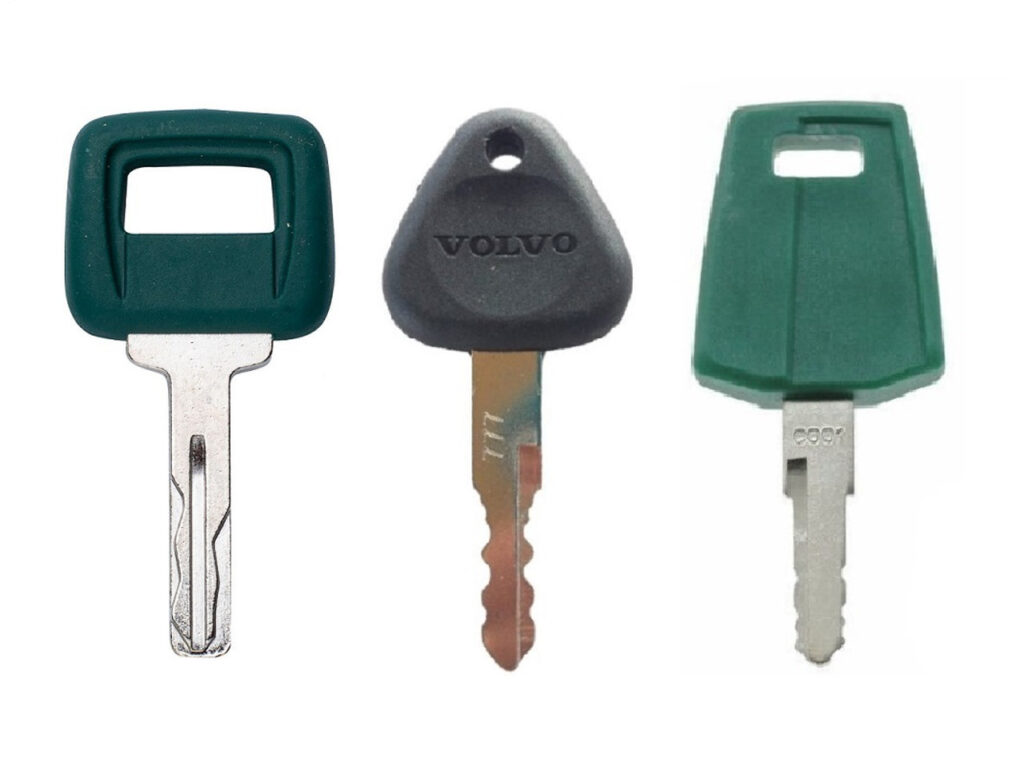 volvo excavator key truck