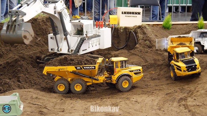 liebherr radio controlled excavator truck