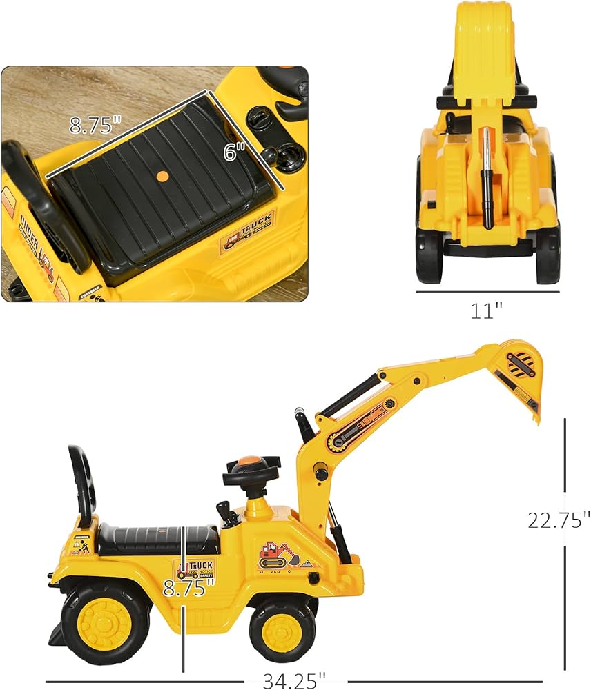 ride on excavator digger