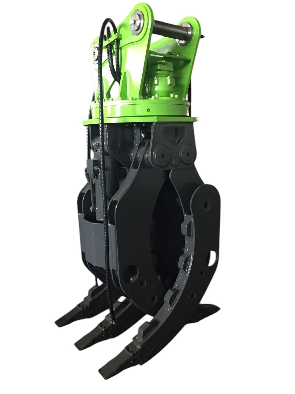 excavator rotating grapple truck