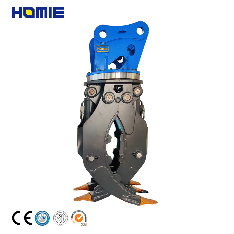 excavator rotating grapple