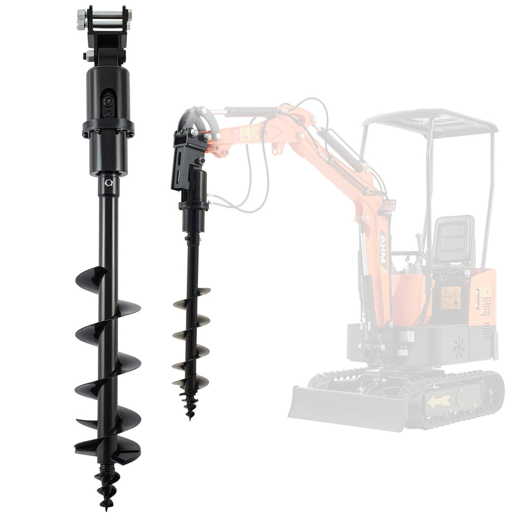 auger drill attachment for excavators truck