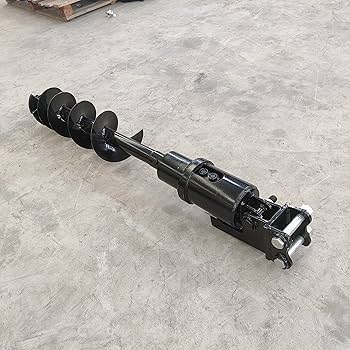 auger drill attachment for excavators