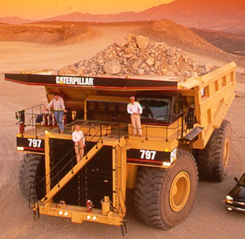 cat 797 dump truck price truck