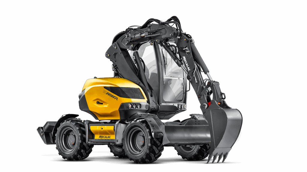 mecalac excavator truck