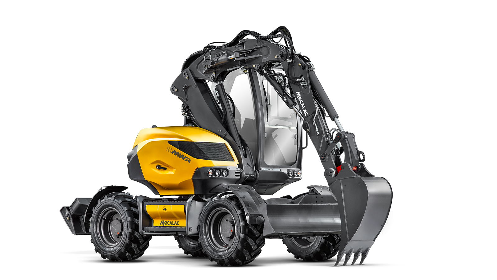 mecalac excavator truck