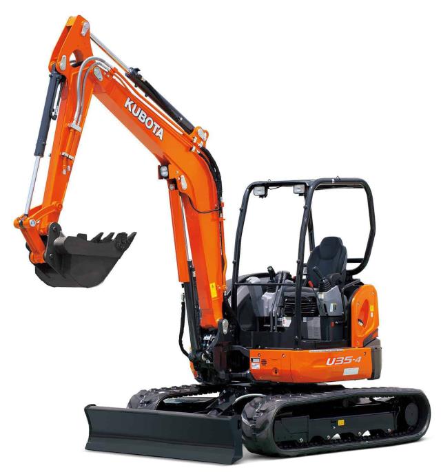 kubota 35 excavator truck