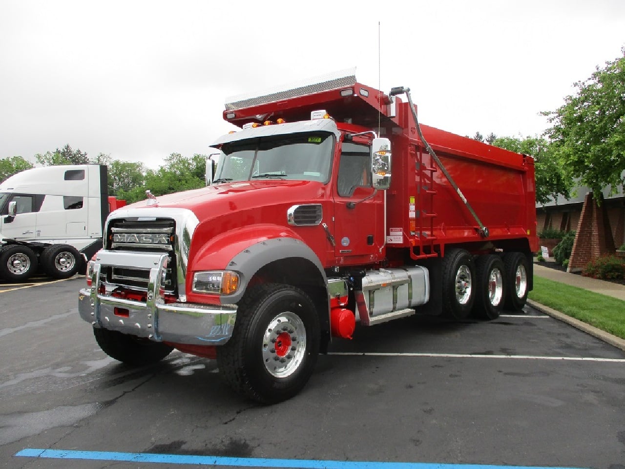 mack tri axle dump truck for sale