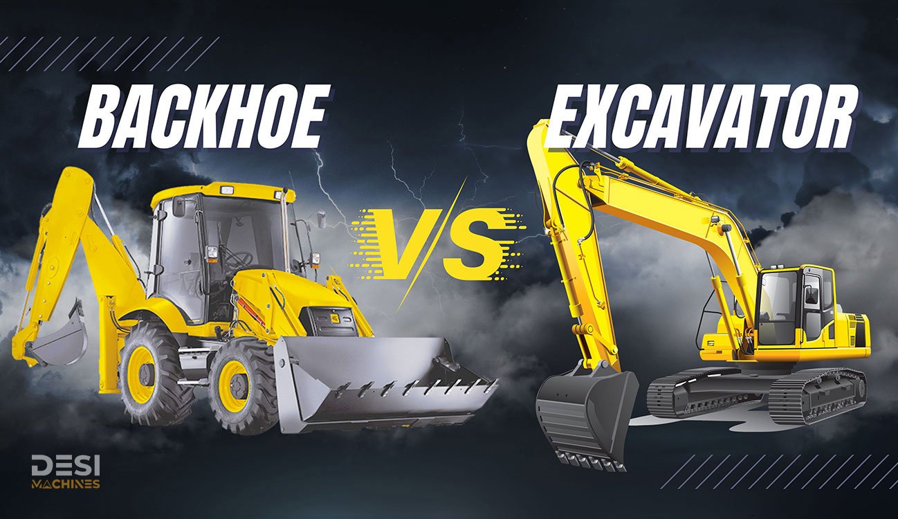 backhoe vs excavator