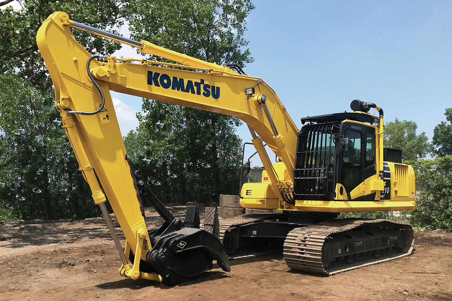 komatsu 210 excavator