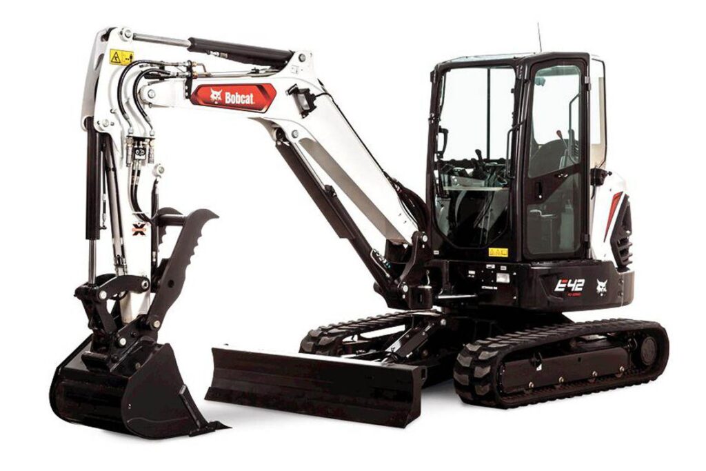 bobcat e42 excavator truck