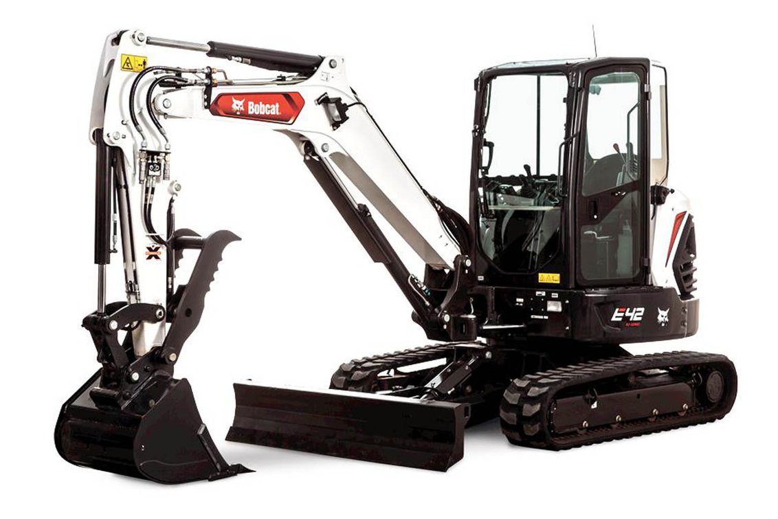 bobcat e42 excavator truck