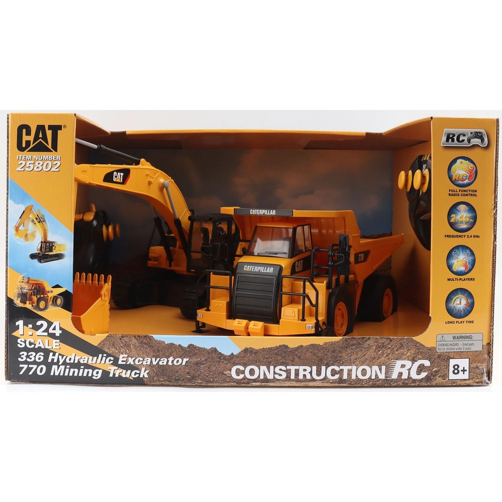 cat radio control excavator truck