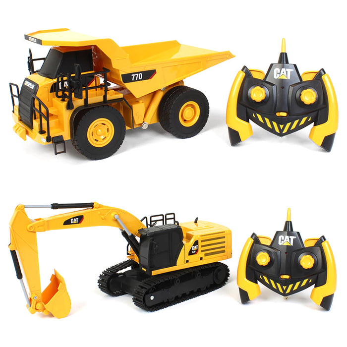 cat radio control excavator
