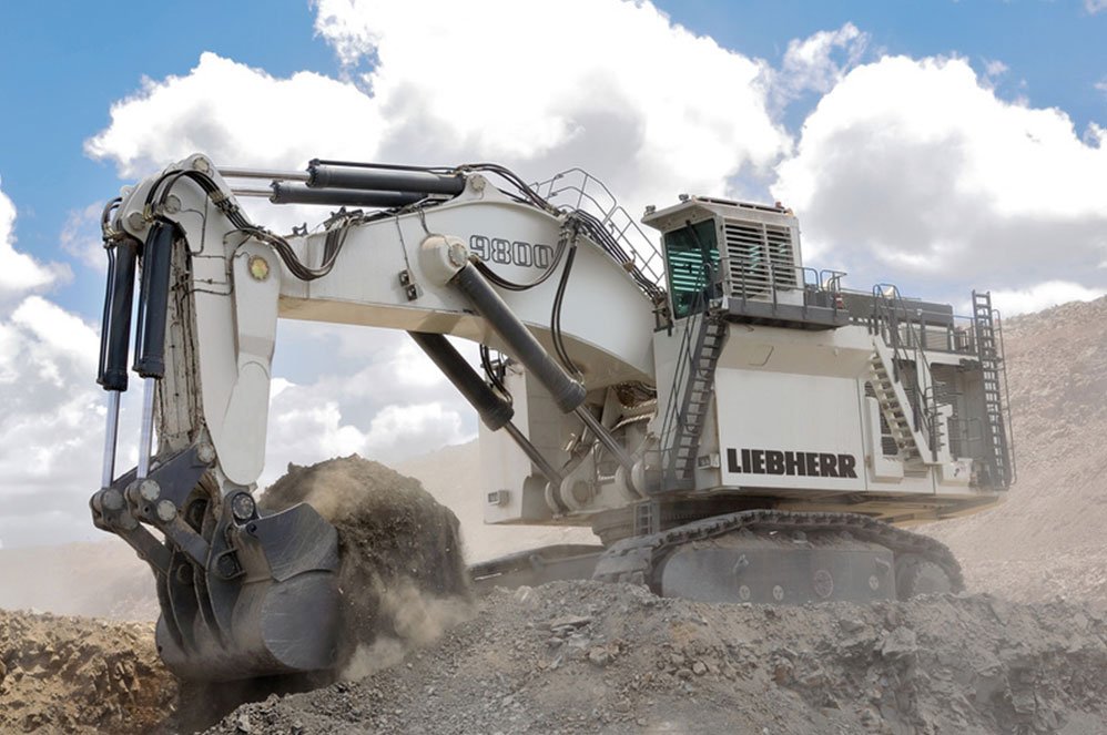 liebherr 9800 excavator price truck