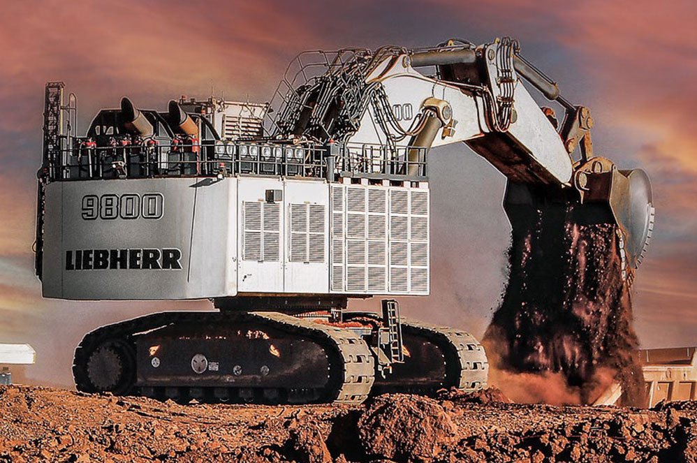 liebherr 9800 excavator price
