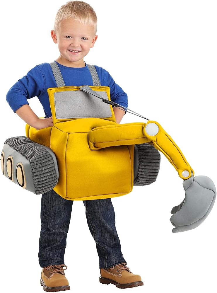 excavator costume toddler truck