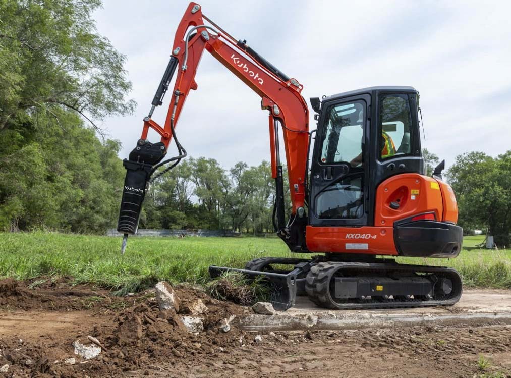 kubota excavator attachments