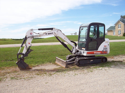 bobcat 331 excavator truck