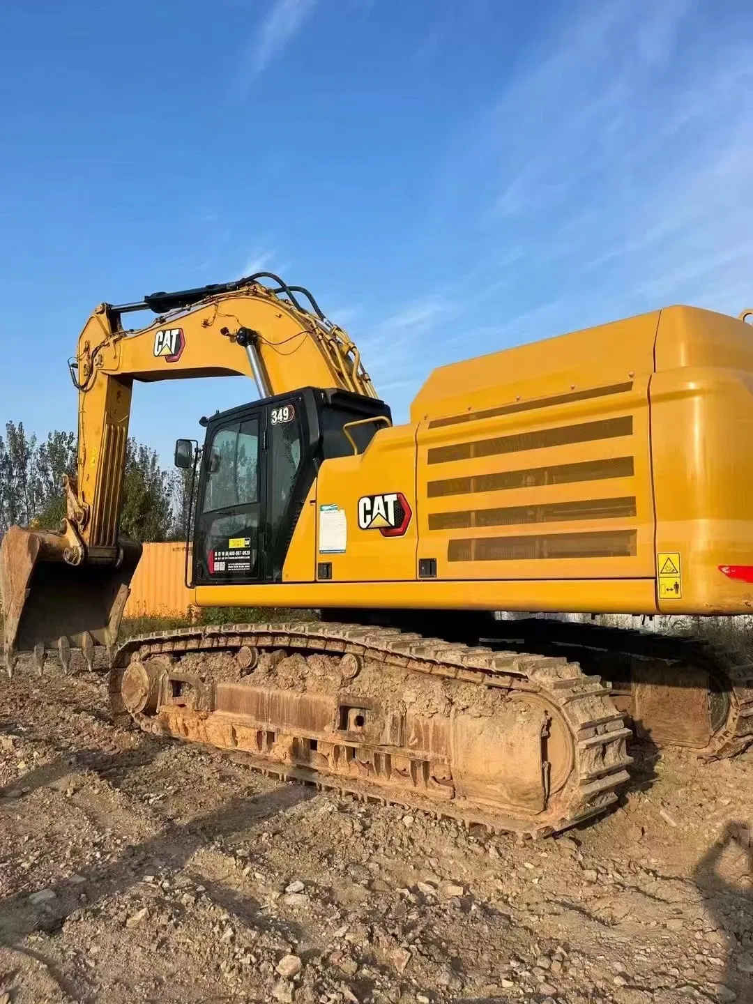 349 excavator truck