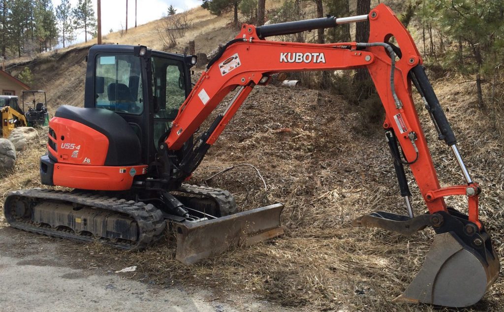 kubota 55 excavator