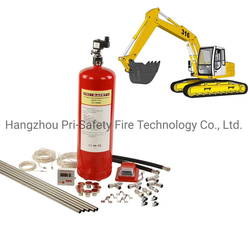 best fire extinguisher for excavator truck