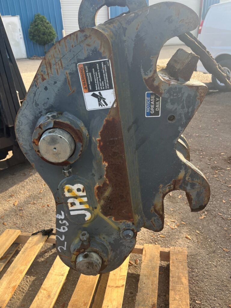 jrb quick coupler excavator truck