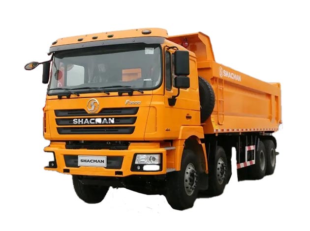 orange dump truck