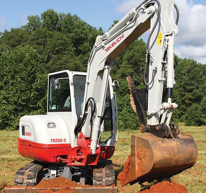 takeuchi compact excavator